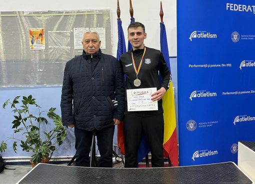 Adrian Garcea, vicecampion național în proba de 1500 metri! Atletul gorjean a câștigat argintul în Finala Campionatului Național de Sală 2025 – Seniori
