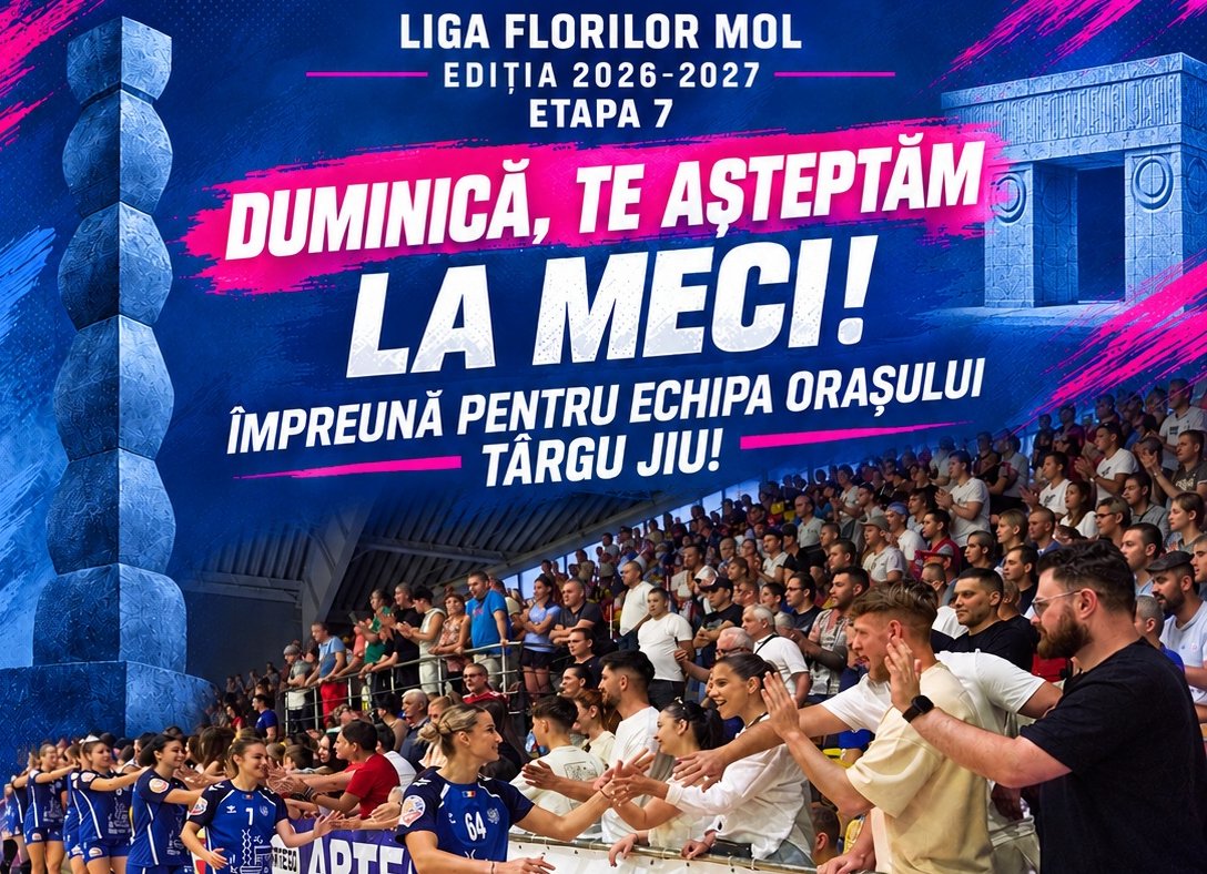 CSM Târgu Jiu, un nou duel de foc în Liga Florilor MOL. Duminică, 18 octombrie, ora 18.00: CSM Târgu Jiu – SCM Râmnicu Vâlcea