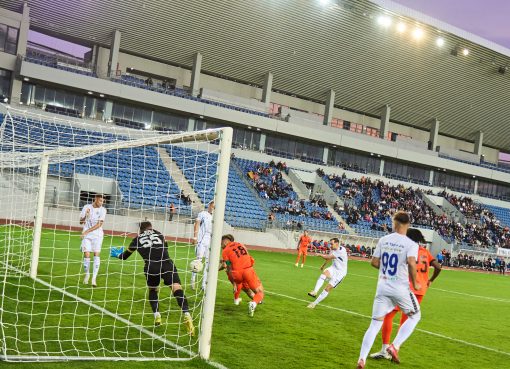CSM Târgu Jiu – Unirea Bascov 1-0. A 3-a victorie consecutivă a gorjenilor în imagini. Galerie FOTO